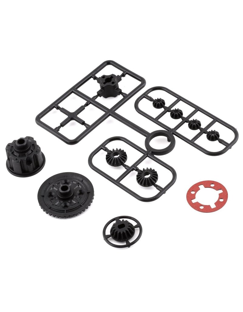 YEAH RACING YEA-TATT-054 TAMIYA TT-02 DIFFERENTIAL CASE & GEAR SET