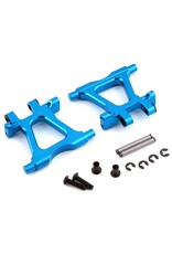 YEAH RACING YEA-TT02-002BU TAMIYA TT-02 ALUMINUM REAR LOWER SUSPENSION ARMS (BLUE) (2)