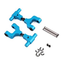 YEAH RACING YEA-TT02-004BU TAMIYA TT-02 ALUMINUM REAR UPPER SUSPENSION ARMS (BLUE) (2)