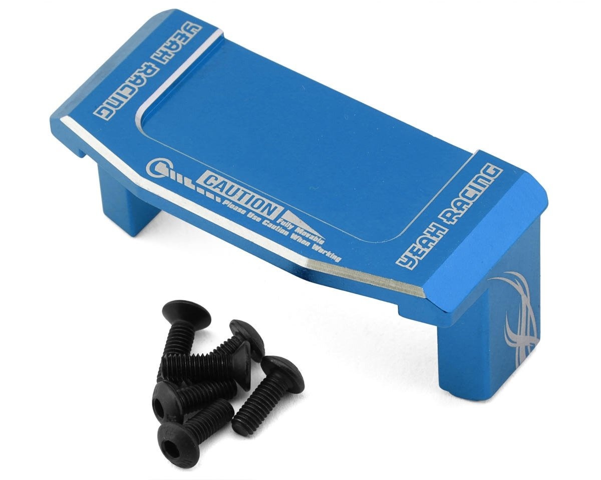 YEA-TATT-057BU TAMIYA TT-02 CNC-MACHINED ALUMINUM SERVO MOUNT (BLUE)