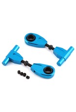 YEAH RACING YEA-TT02-003BU  TAMIYA TT-02 ALUMINUM UPPER FRONT SUSPENSION ARM (BLUE) (2)