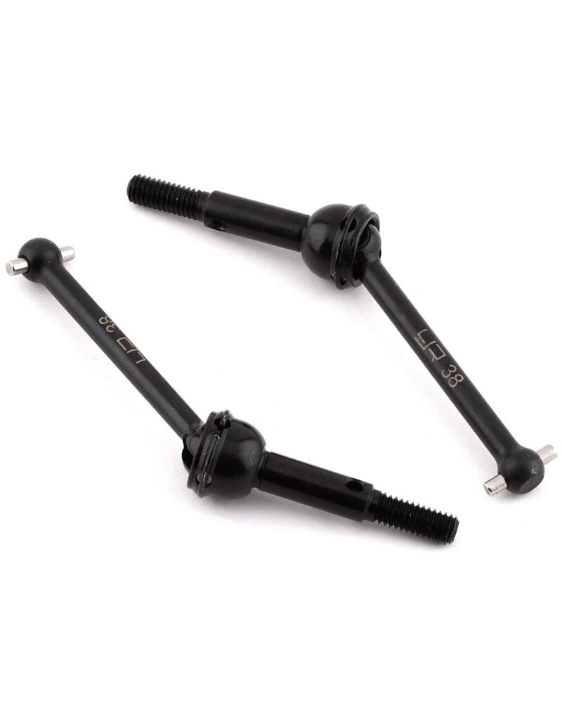 YEAH RACING YEA-TT02-015 TAMIYA TT-02 STEEL UNIVERSAL DRIVE SHAFTS (2)