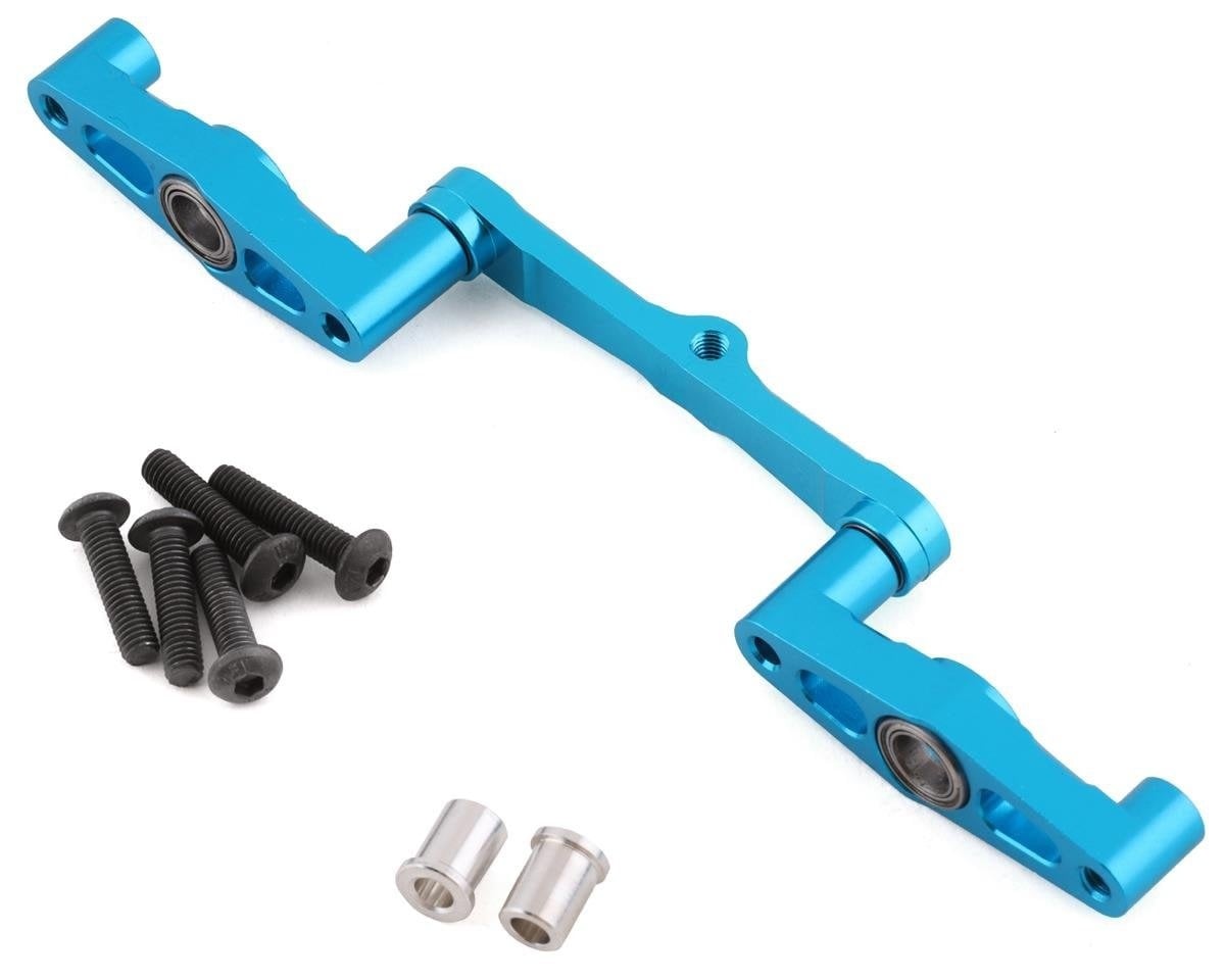 YEA-TT02-042BU TAMIYA TT-02/TT-02B ALUMINUM STEERING RACK (BLUE)