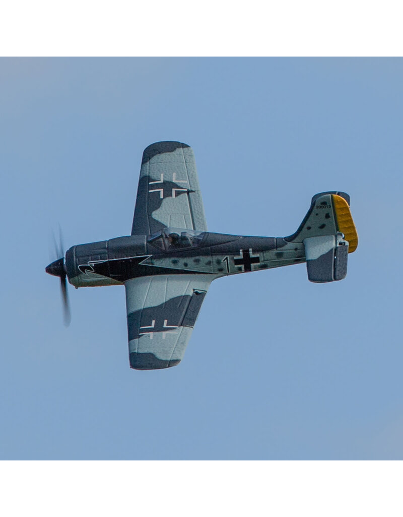 RAGE RC RGRA1308 FOCKE-WULF FW 190 MICRO RTF AIRPLANE WITH PASS (PILOT ASSIST STABILITY SOFTWARE) SYSTEM