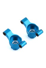 YEAH RACING YEA-TT02-007-3BU TAMIYA TT-02 ALUMINUM REAR HUBS (BLUE) (2) (3° TOE-IN)