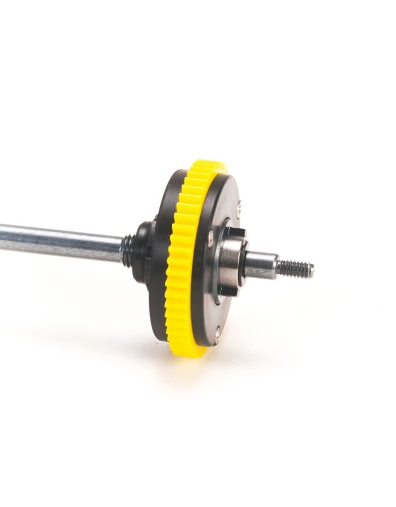 PN RACING PN MR2055PC53 ENCLOSED COVER KIT SPUR GEAR 64P 53T FOR GEAR DIFFERENTIAL: YELLOW
