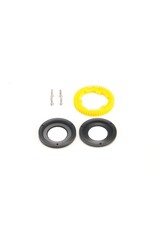 PN RACING PN MR2055PC53 ENCLOSED COVER KIT SPUR GEAR 64P 53T FOR GEAR DIFFERENTIAL: YELLOW