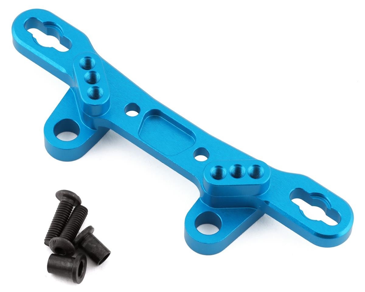 YEA-TT02-008BU TT-02 ALUMINUM FRONT/REAR SHOCK TOWER (BLUE)