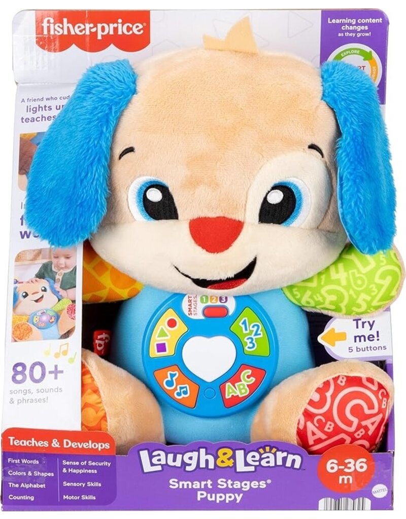 FISHER PRICE FP JCT10 LAUGH AND LEARN SMART STAGES PUPPY