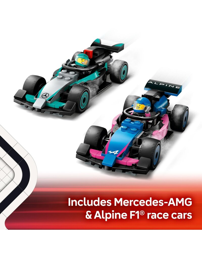LEGO LEGO 60444 CITY F1 GARAGE AND MERCEDES-AMG AND ALPINE CARS