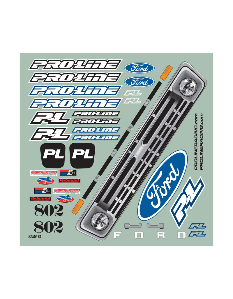 PROLINE RACING PRO340800 1966 FORD F-100 CLEAR BODY: SLASH, SLASH 4X4