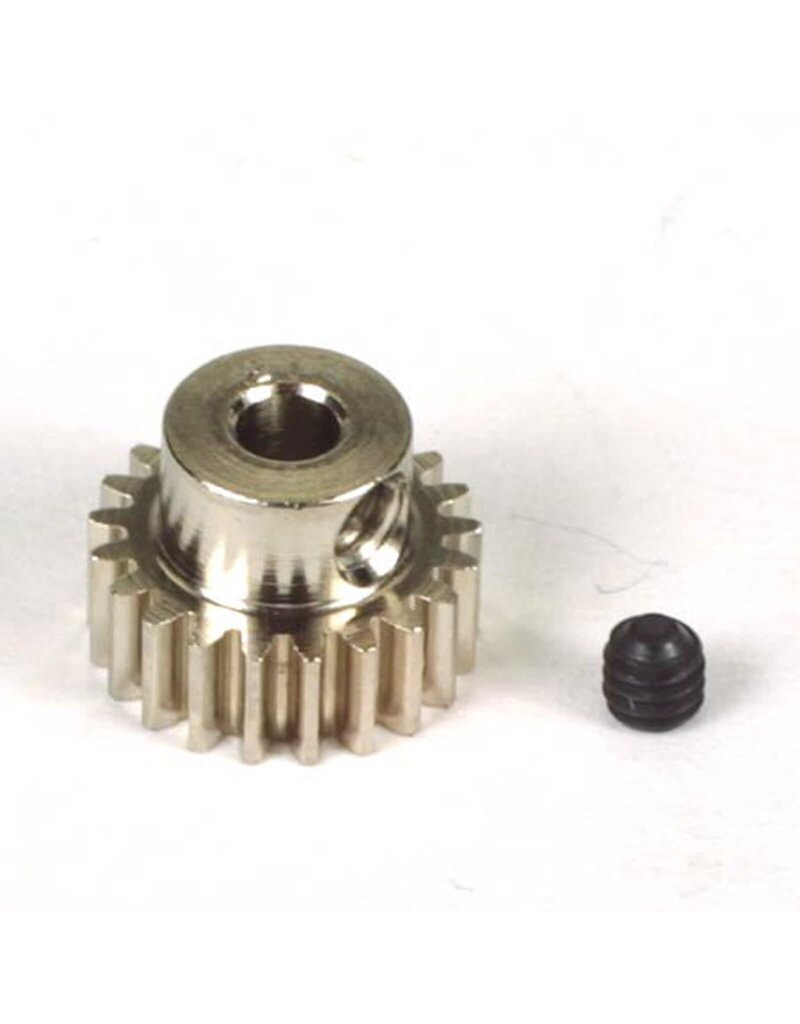 ROBINSON RACING RRP1021 48P PINION GEAR 21T (3.17MM BORE): NICKEL PLATED ALLOY STEEL
