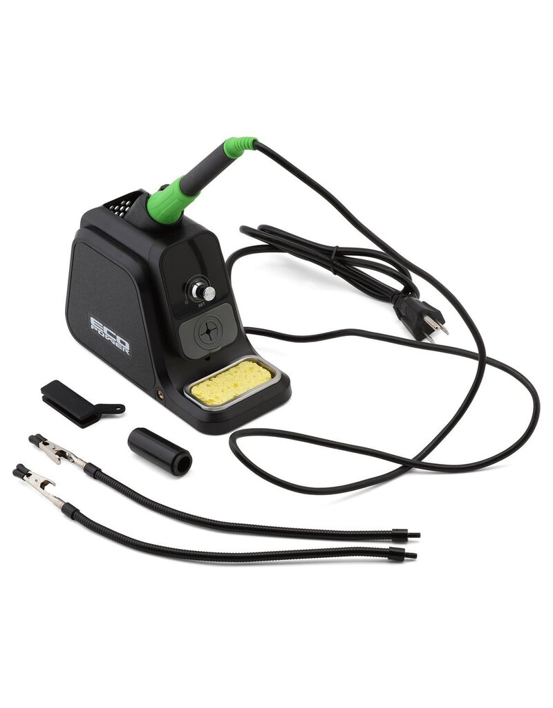 ECOPOWER ECP-3202 80W ADJUSTABLE TEMPERATURE DIGITAL SOLDERING STATION W/ALLIGATOR CLIP SUPPORT ARMS