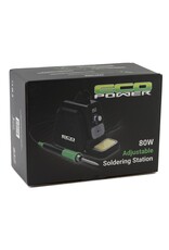 ECOPOWER ECP-3202 80W ADJUSTABLE TEMPERATURE DIGITAL SOLDERING STATION W/ALLIGATOR CLIP SUPPORT ARMS