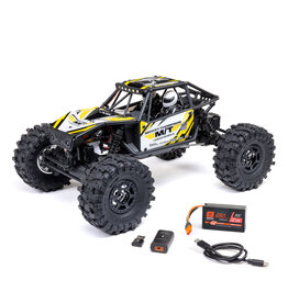 AXIAL AXI-1750T2 1/18 UTB18 CAPRA 4WS 4X4 RTR BRUSHED ROCK CRAWLER (BATTERY & CHARGER INCLUDED): YELLOW
