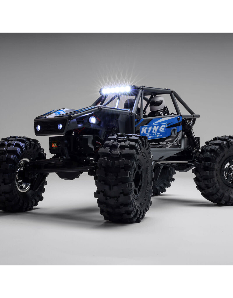 AXIAL AXI-1750T1 1/18 UTB18 CAPRA 4WS 4X4 RTR BRUSHED ROCK CRAWLER (BATTERY & CHARGER INCLUDED): BLUE