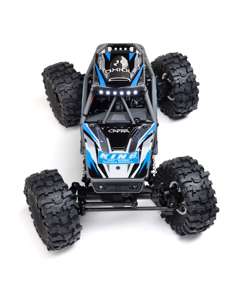 AXIAL AXI-1750T1 1/18 UTB18 CAPRA 4WS 4X4 RTR BRUSHED ROCK CRAWLER (BATTERY & CHARGER INCLUDED): BLUE