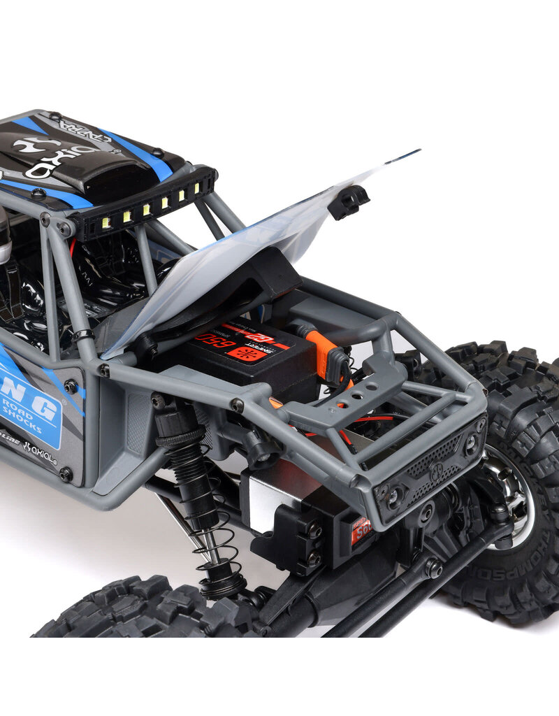 AXIAL AXI-1750T1 1/18 UTB18 CAPRA 4WS 4X4 RTR BRUSHED ROCK CRAWLER (BATTERY & CHARGER INCLUDED): BLUE