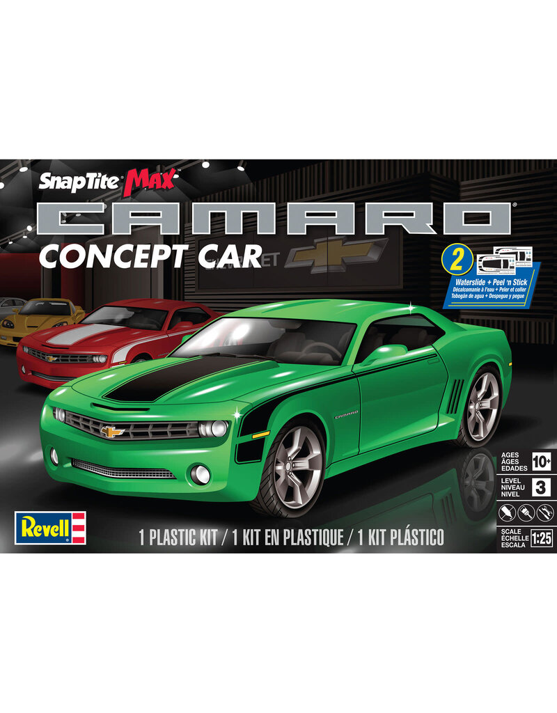 REVELL RMX851527 1/25 CHEVY CAMARO CONCEPT CAR EASY CLICK PLASTIC MODEL KIT