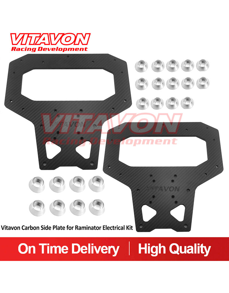 VITAVON VTNRAM0016  RAMINATOR CARBON FIBER MAIN CHASSIS PLATES
