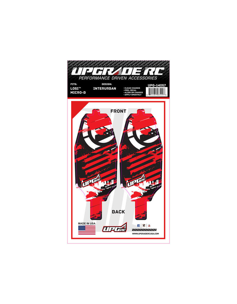 UPGRADE RC UPG-14057 CHASSIS PROTECTOR FOR LOSI® MICRO-B (INTERURBAN) (2)