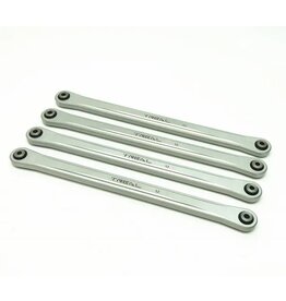 TREAL TRLX002V2YZZH  LOSI LMT ALUMINUM UPPER LINK BARS (4) (SILVER)