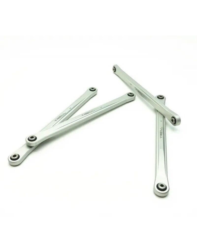 TREAL TRLX002V2YZZH  LOSI LMT ALUMINUM UPPER LINK BARS (4) (SILVER)