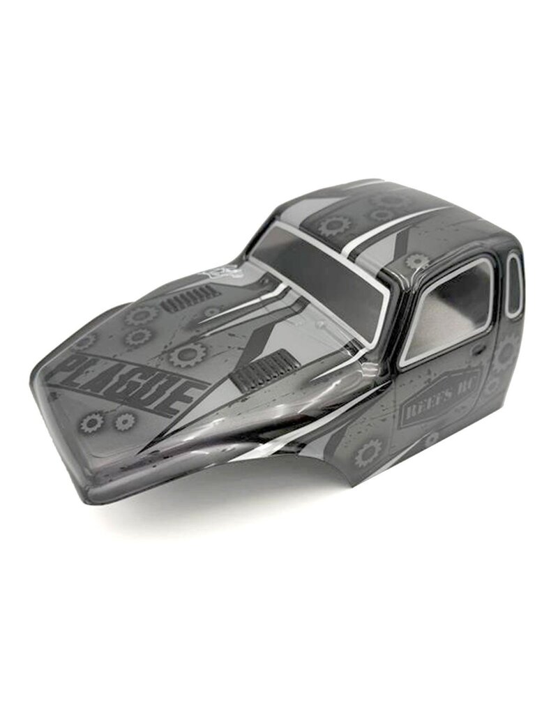 REEFS RC SEHREEFS226  PLAGUE 1/10 COMPETITION ROCK CRAWLER BODY (CLEAR) W/REAR FENDERS