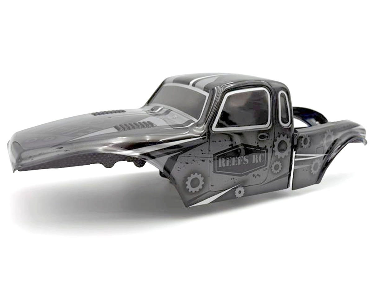 SEHREEFS226 PLAGUE 1/10 COMPETITION ROCK CRAWLER BODY (CLEAR) W/REAR FENDERS
