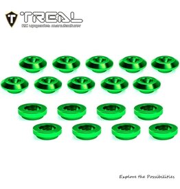 TREAL TRLX0045CYZQ5 LOSI MINI LMT ALUMINUM BODY BUTTONS SET (GREEN) (10)