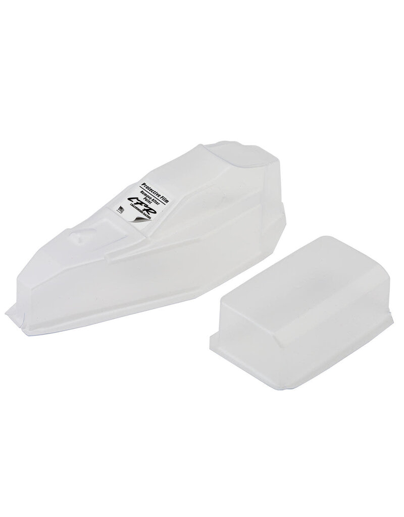LEADFINGER RACING LFRE3069  LOSI® MINI-B RETRO-MOD BODY (CLEAR) W/WING