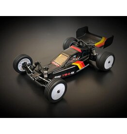 LEADFINGER RACING LFRE3069  LOSI® MINI-B RETRO-MOD BODY (CLEAR) W/WING