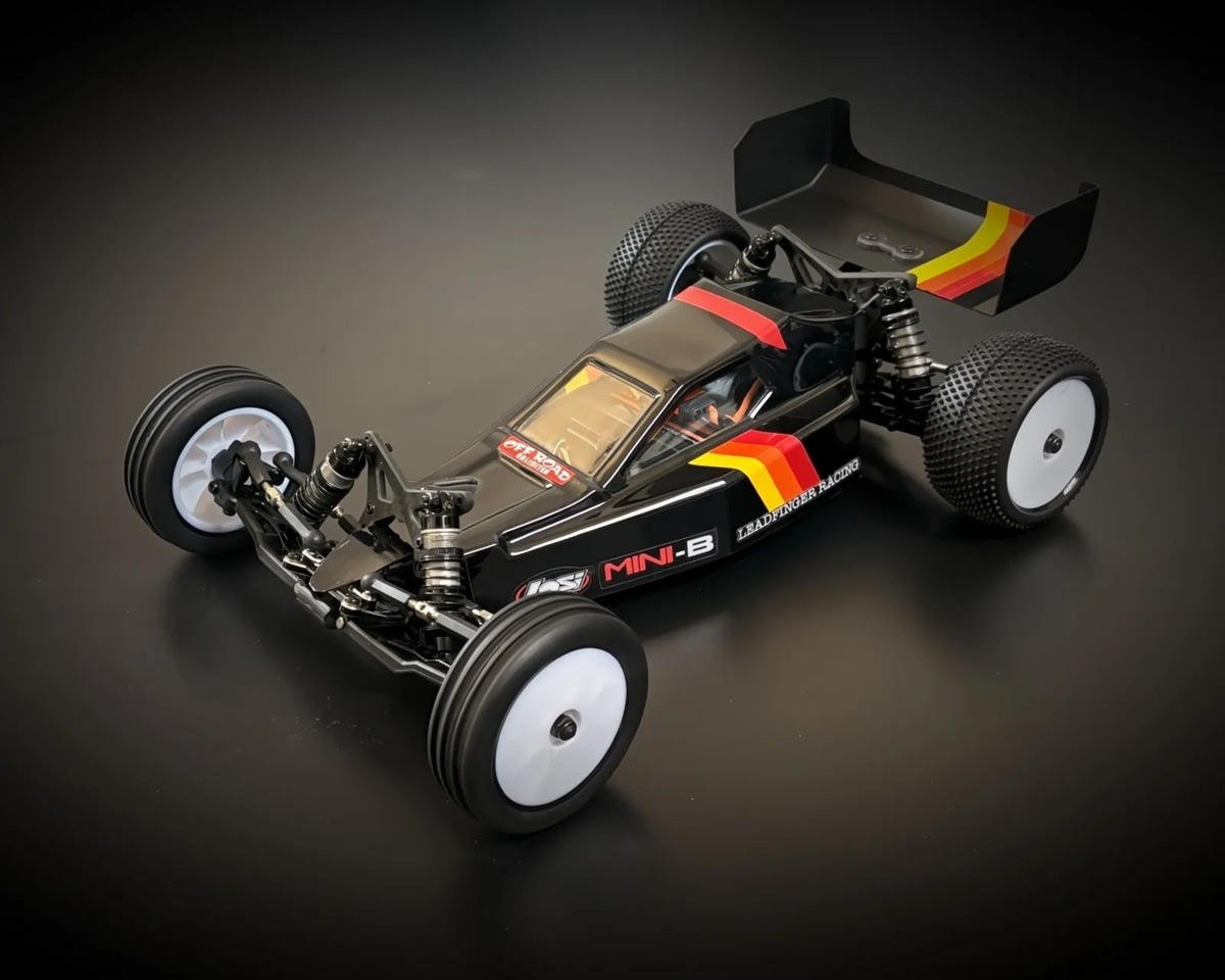 LFRE3069 LOSI® MINI-B RETRO-MOD BODY (CLEAR) W/WING