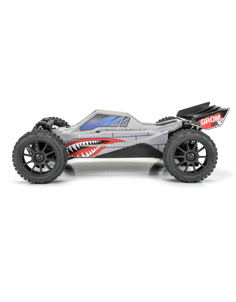 PROLINE RACING PRO367114 AXIS TOUGH-COLOR GREY BODY FOR ARRMA TYPHON GROM