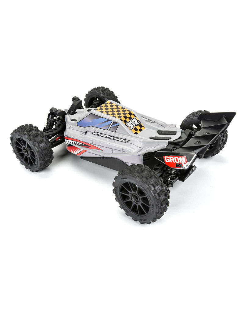 PROLINE RACING PRO367114 AXIS TOUGH-COLOR GREY BODY FOR ARRMA TYPHON GROM