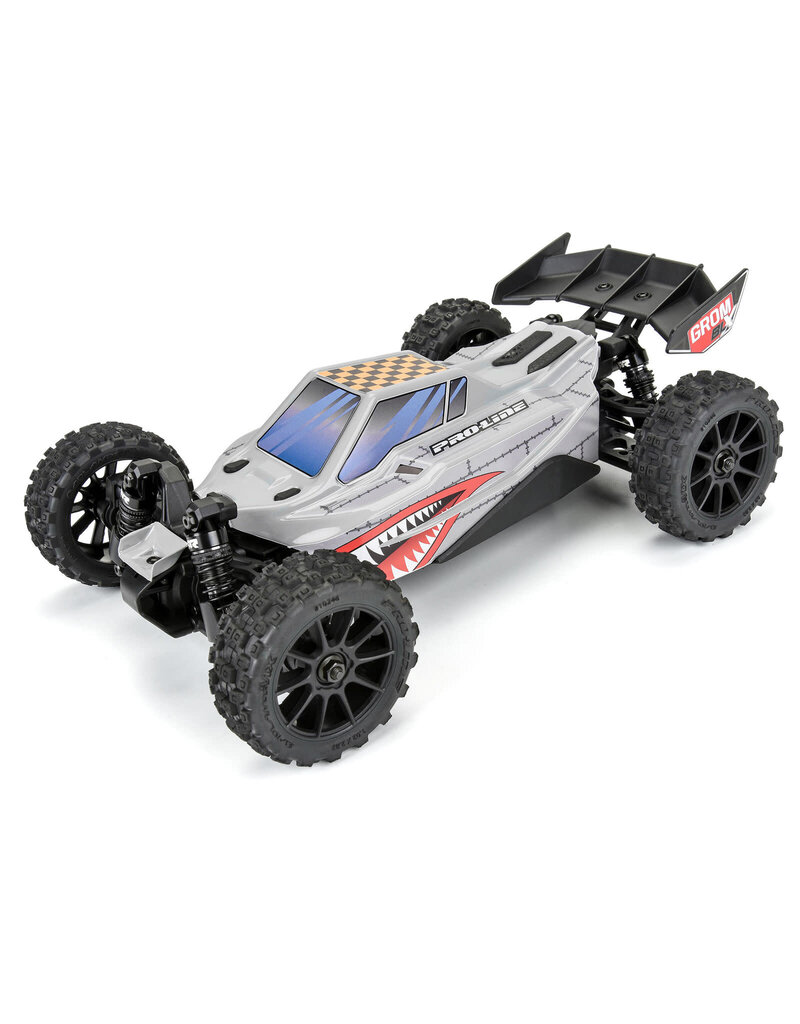 PROLINE RACING PRO367114 AXIS TOUGH-COLOR GREY BODY FOR ARRMA TYPHON GROM