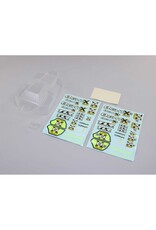 TLR TLR240018 BODY SET, CLEAR, W/DECALS: 8X, 8XE 2.0
