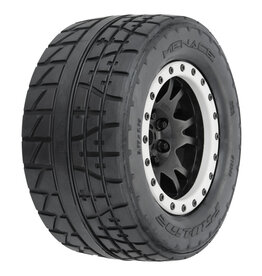 PROLINE RACING PRO1025613 MENACE 1/5 HP BELTED PRO-LOC F/R X-MAXX MTD 24MM BLK/GRY IMPULSE (2)