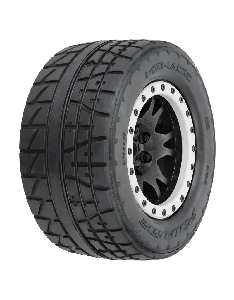 PROLINE RACING PRO1025613 MENACE 1/5 HP BELTED PRO-LOC F/R X-MAXX MTD 24MM BLK/GRY IMPULSE (2)