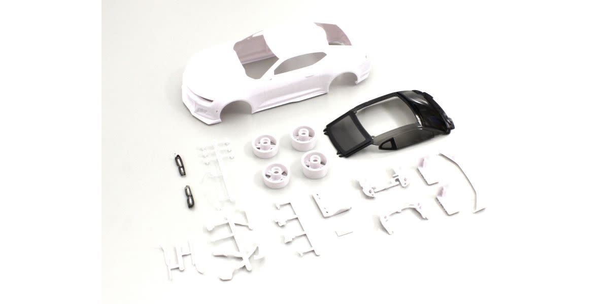 KYOMZN199 CHEVROLET CAMARO ZL1 1LE BODY SET W/ RIMS FOR RWD: WHITE