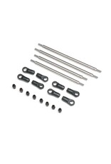 AXIAL AXI-2207	REAR UPPER/LOWER 4WS LINKS SET, TITANIUM: AXP8