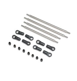 AXIAL AXI-2207	REAR UPPER/LOWER 4WS LINKS SET, TITANIUM: AXP8