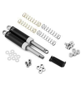 HOT RACING HRATD100T08 INTERNAL SPRING AIR SHOCKS 100MM: SILVER (2)