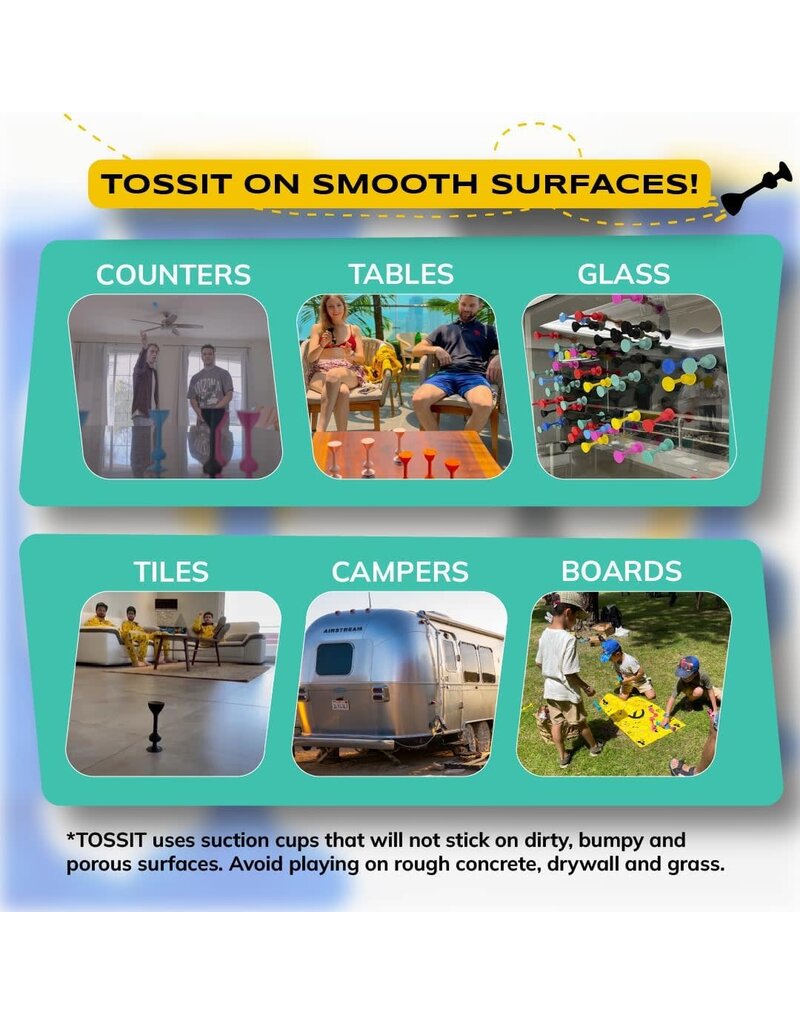 TOSSIT MT TOSS-IT GAME BLUE/ YELLOW 7PC