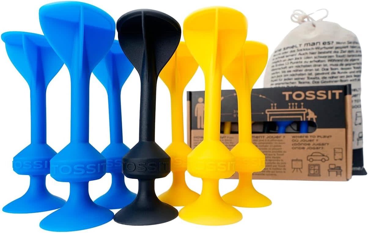 MT TOSS-IT GAME BLUE/ YELLOW 7PC