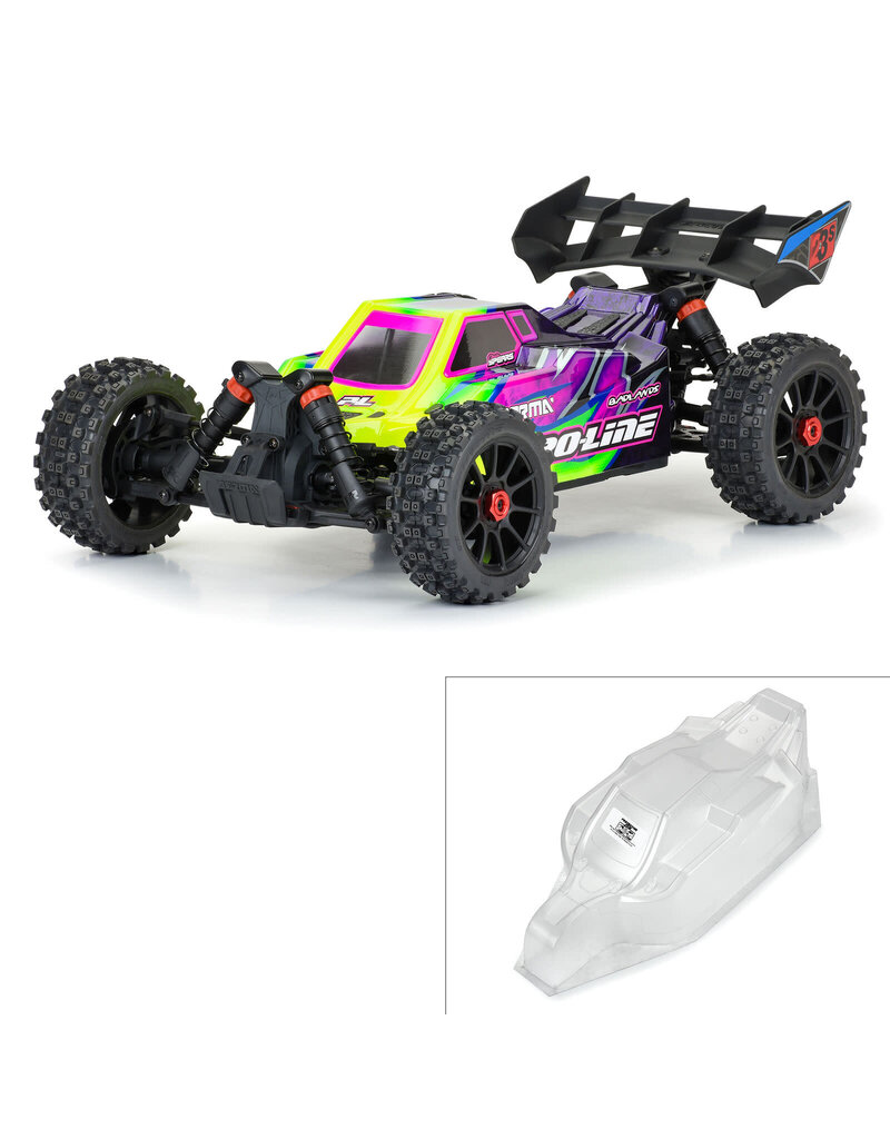 PROLINE RACING PRO364600 AXIS CLEAR BODY FOR ARRMA TYPHON 223S  (CLEAR)