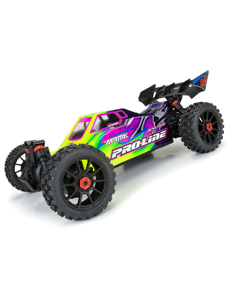 PROLINE RACING PRO364600 AXIS CLEAR BODY FOR ARRMA TYPHON 223S  (CLEAR)