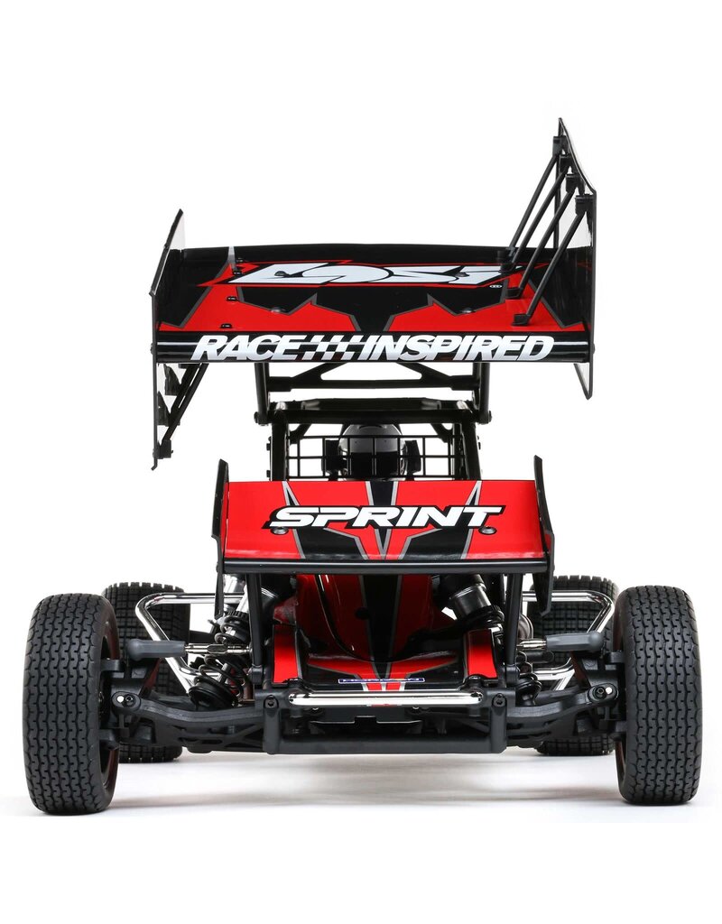 LOSI LOS-2359 LOSI 1/10 22S SPRINT 2WD BRUSHLESS RTR (BATTERY & CHARGER INCLUDED), RED
