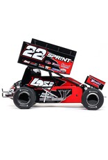 LOSI LOS-2359 LOSI 1/10 22S SPRINT 2WD BRUSHLESS RTR (BATTERY & CHARGER INCLUDED), RED