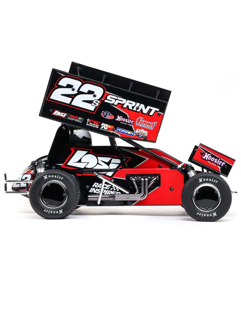 LOSI LOS-2359 LOSI 1/10 22S SPRINT 2WD BRUSHLESS RTR (BATTERY & CHARGER INCLUDED), RED